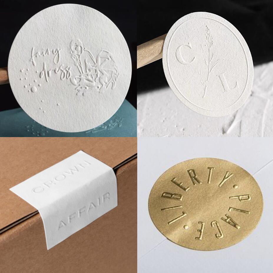 3D Printing Logo - 3D Embossed Stickers Custom Logo Label