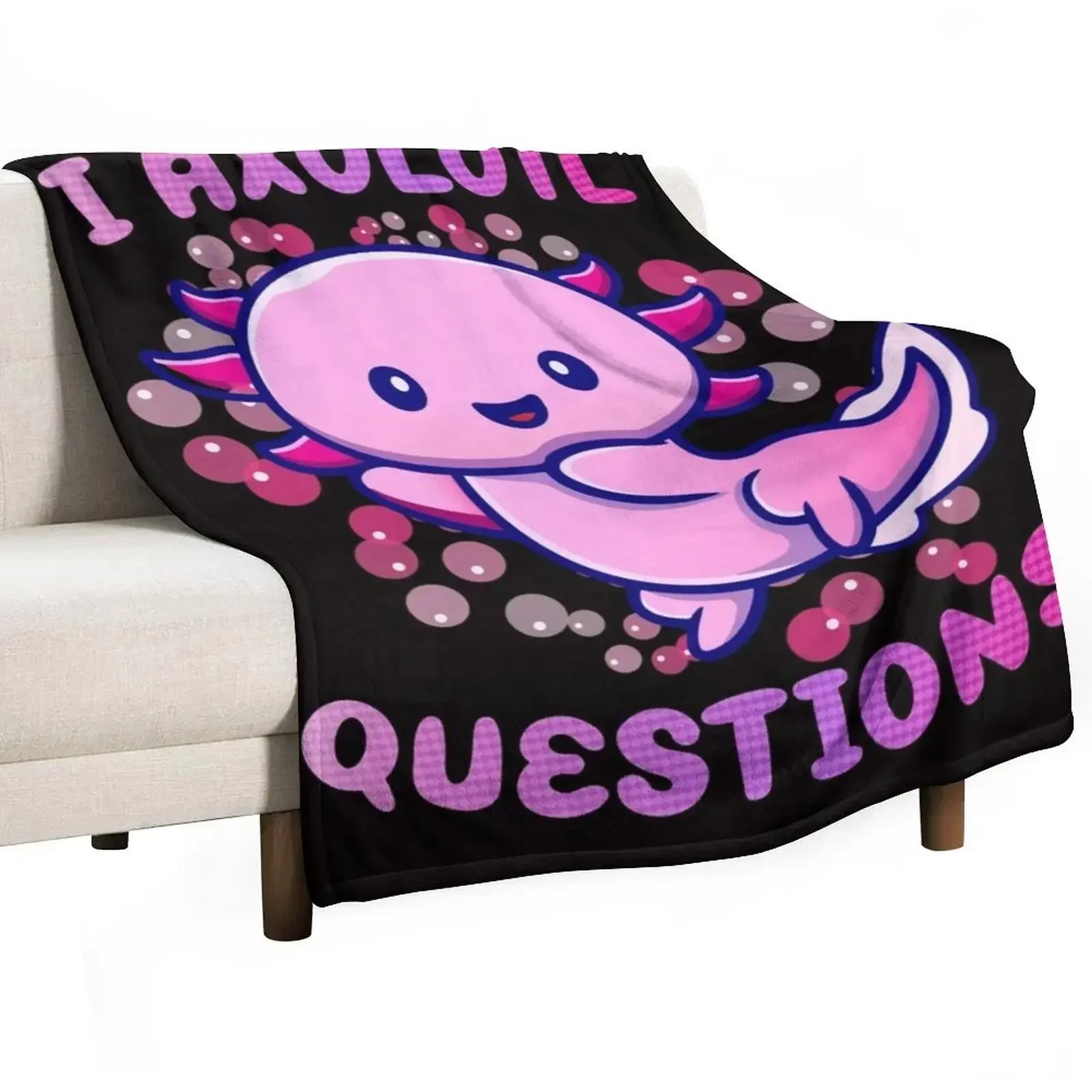 3D Printing Questions - i axolotl questions Throw Blanket Cozy