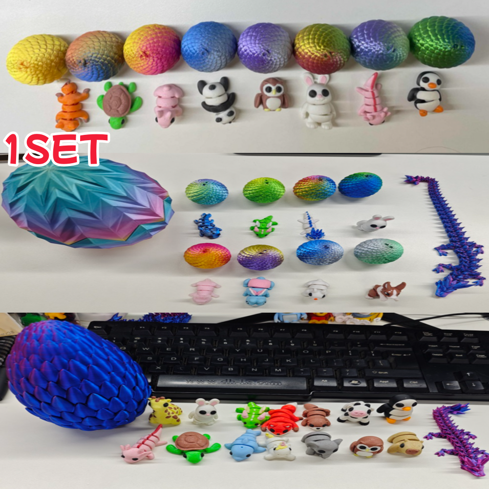 3D Printing Egg - 1Set 3D Printed Dragon Eggs with