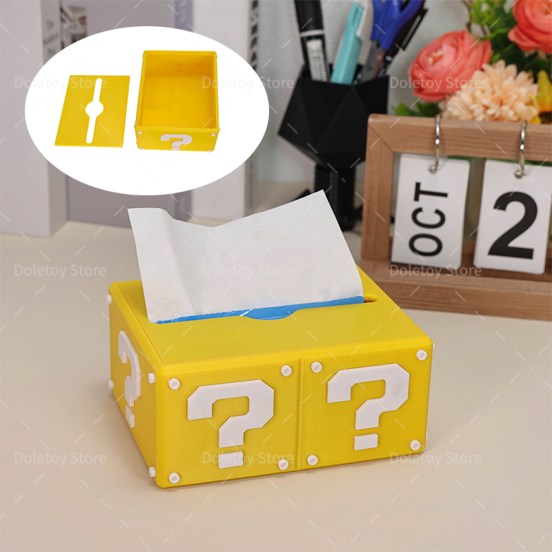3D Printing Questions - Question Mark Block Tissue Box 3D