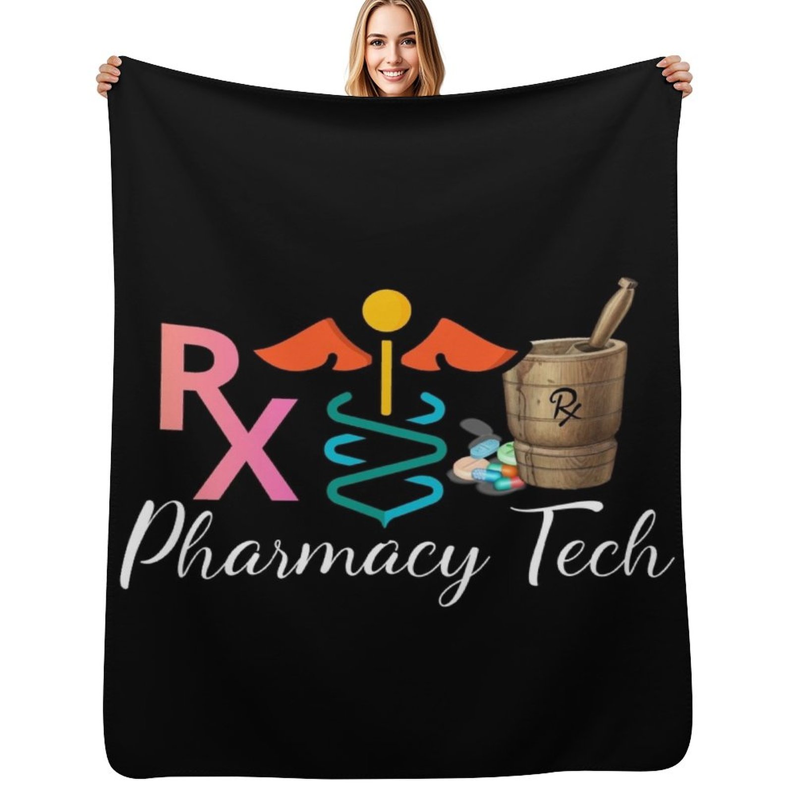 3D Printing In Pharmacy - Pharmacy Tech Medicine Pharmacy Technician Throw