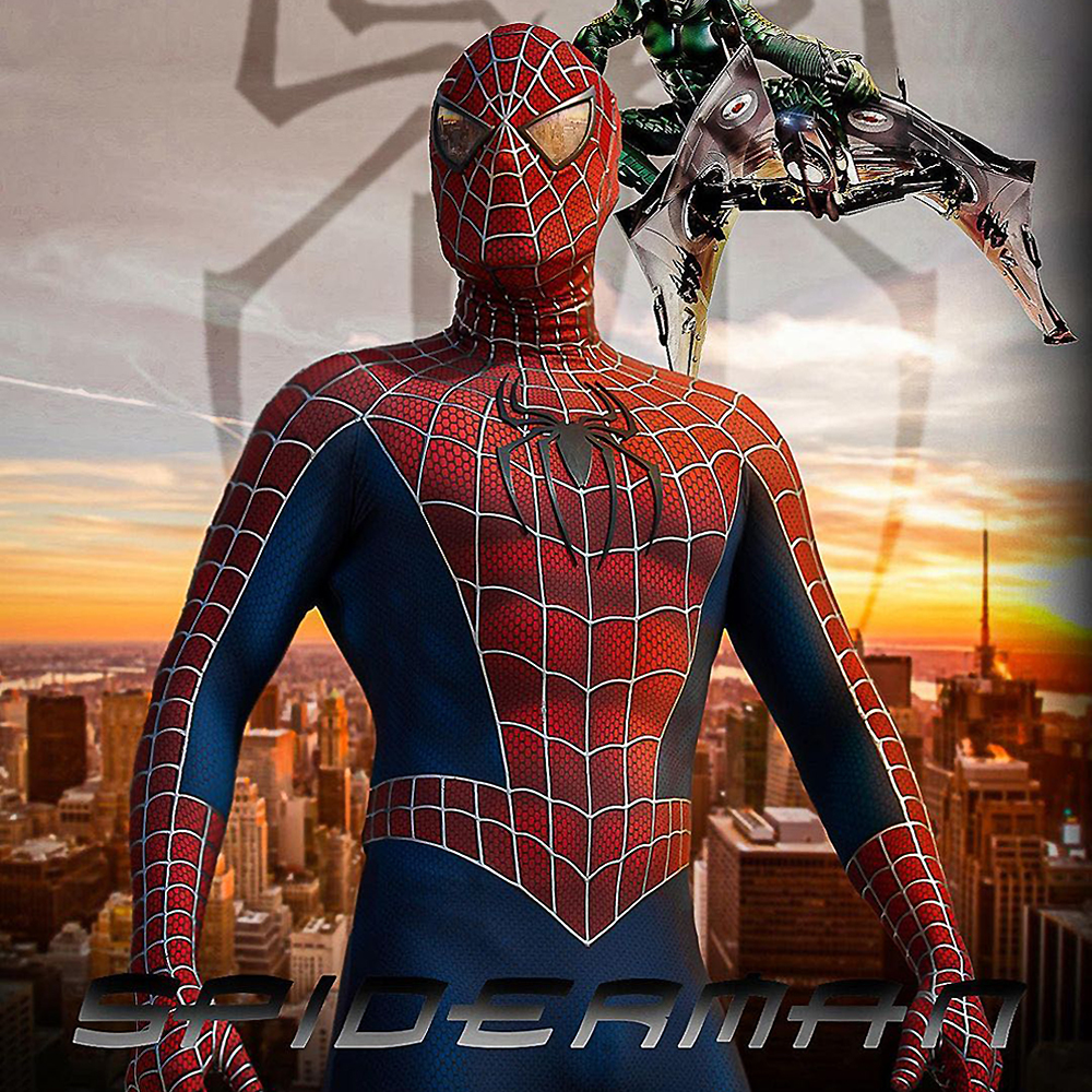 3D Printing Logo - Classic Maguire Raimi SpiderMan Cosplay 3D