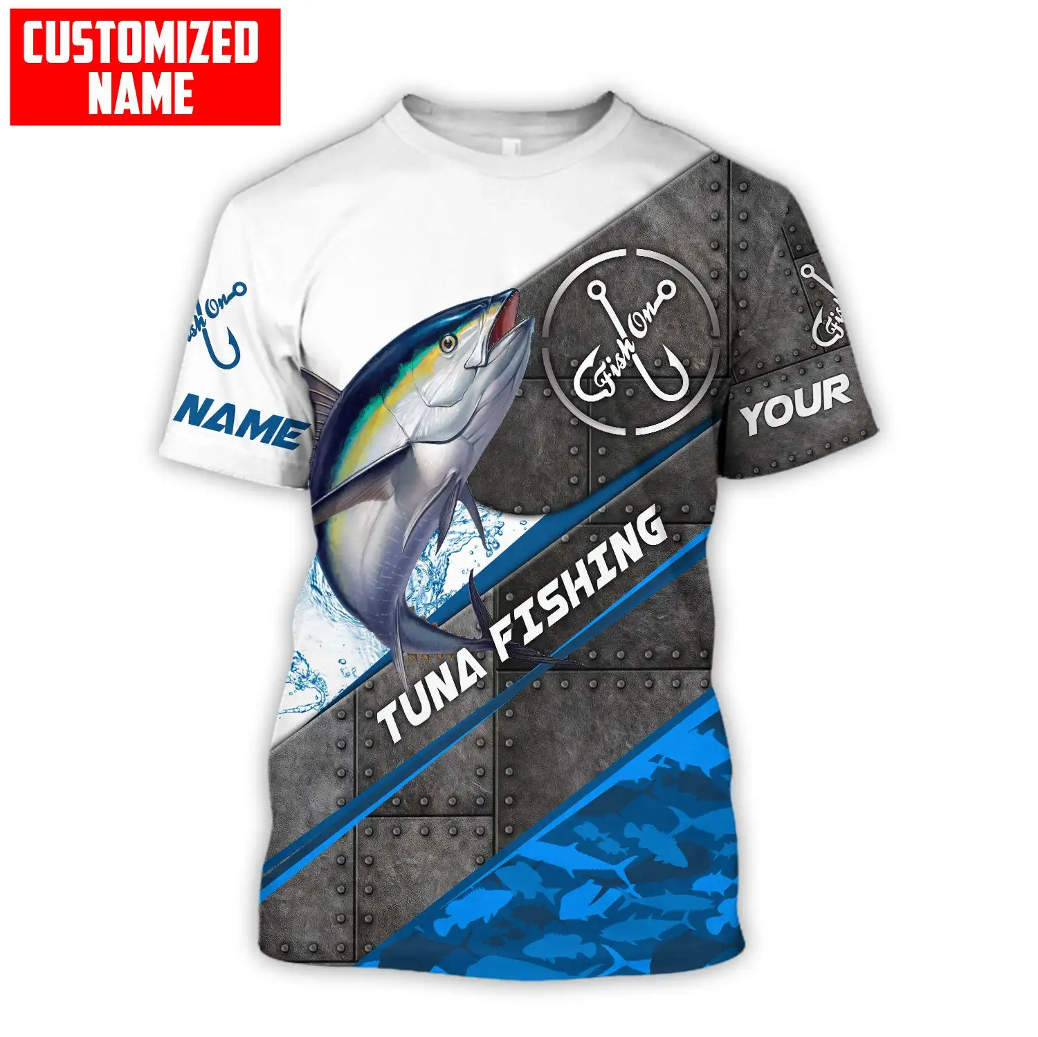 3D Printing Services - Tuna / Marlin Fishing Custom Name