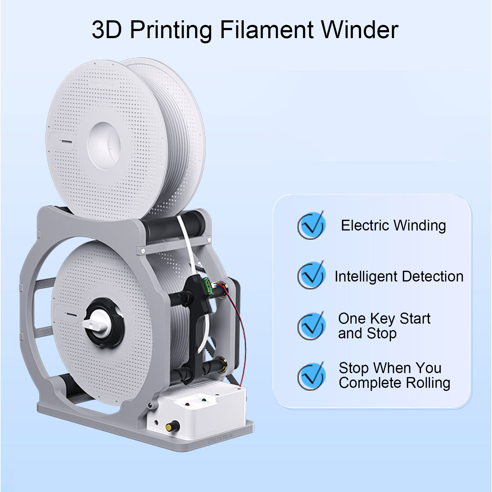 3D Printing Nylon Filament - 3D Printer Filament Respooler Electric Spool