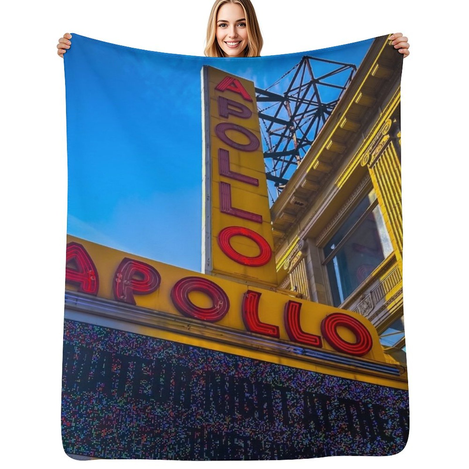 3D Printing Nyc - Apollo Theater Harlem Manhattan NYC Throw