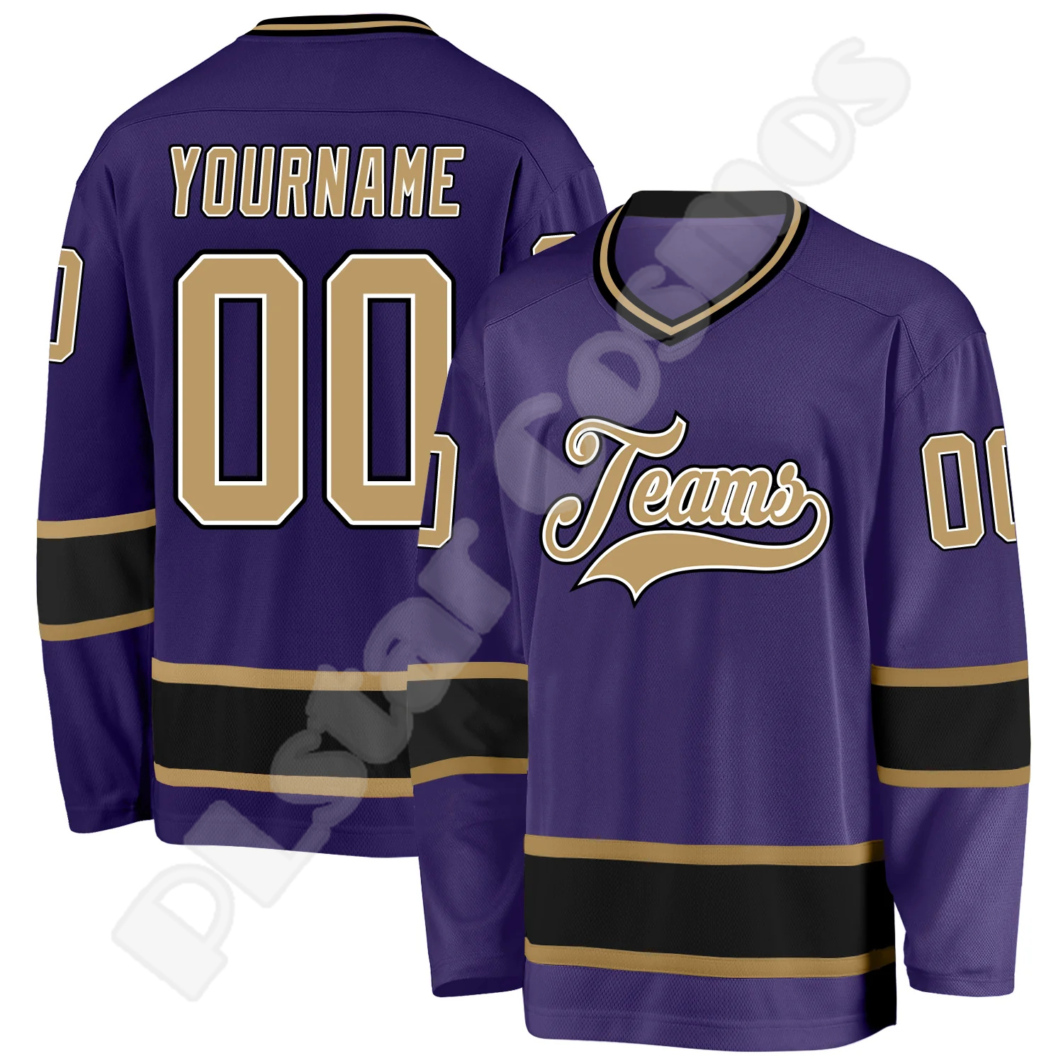 3D Printing Logo - Hockey Jersey Custom Name Team Logo