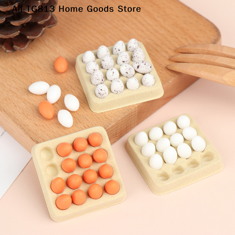 3D Printing Egg - [TG813]1:12 Dollhouse Miniature Eggs Kitchen Food