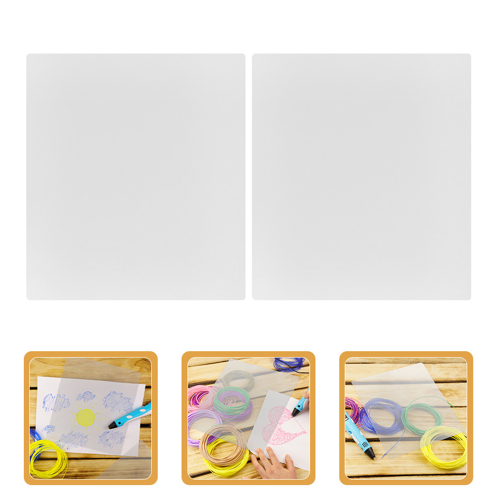 3D Printing Templates Free - 6Pcs Clear PVC 3D Printing Pen