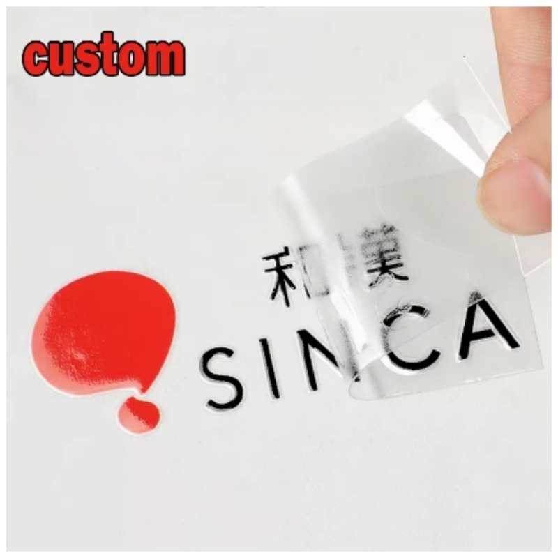 3D Printing Logo - 50pcs Custom DTF Transfer Stickers 3D