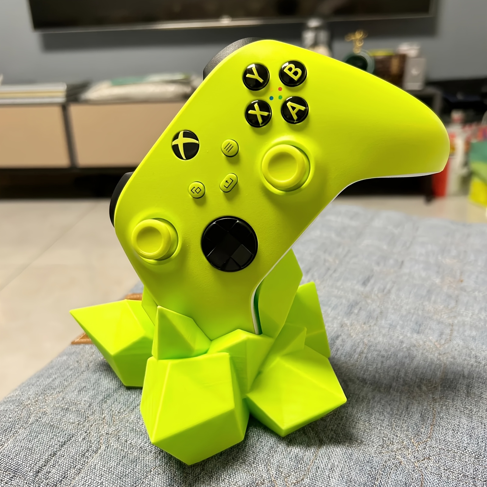3D Printing Xbox Controller Holder - 3D Printed Crystal Game Controller Stand