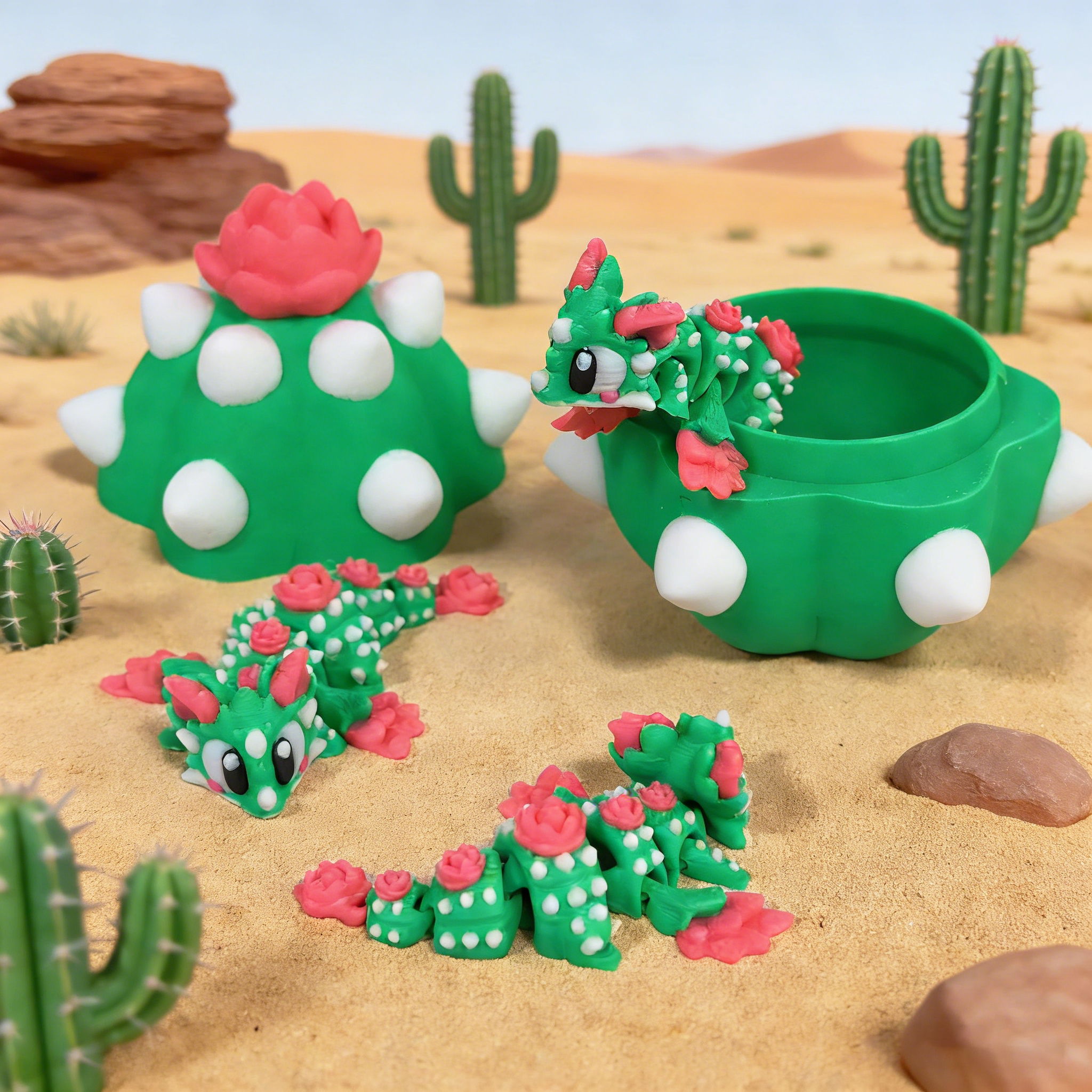 3D Printing Egg - 3d Printing Cute And Silly Cactus