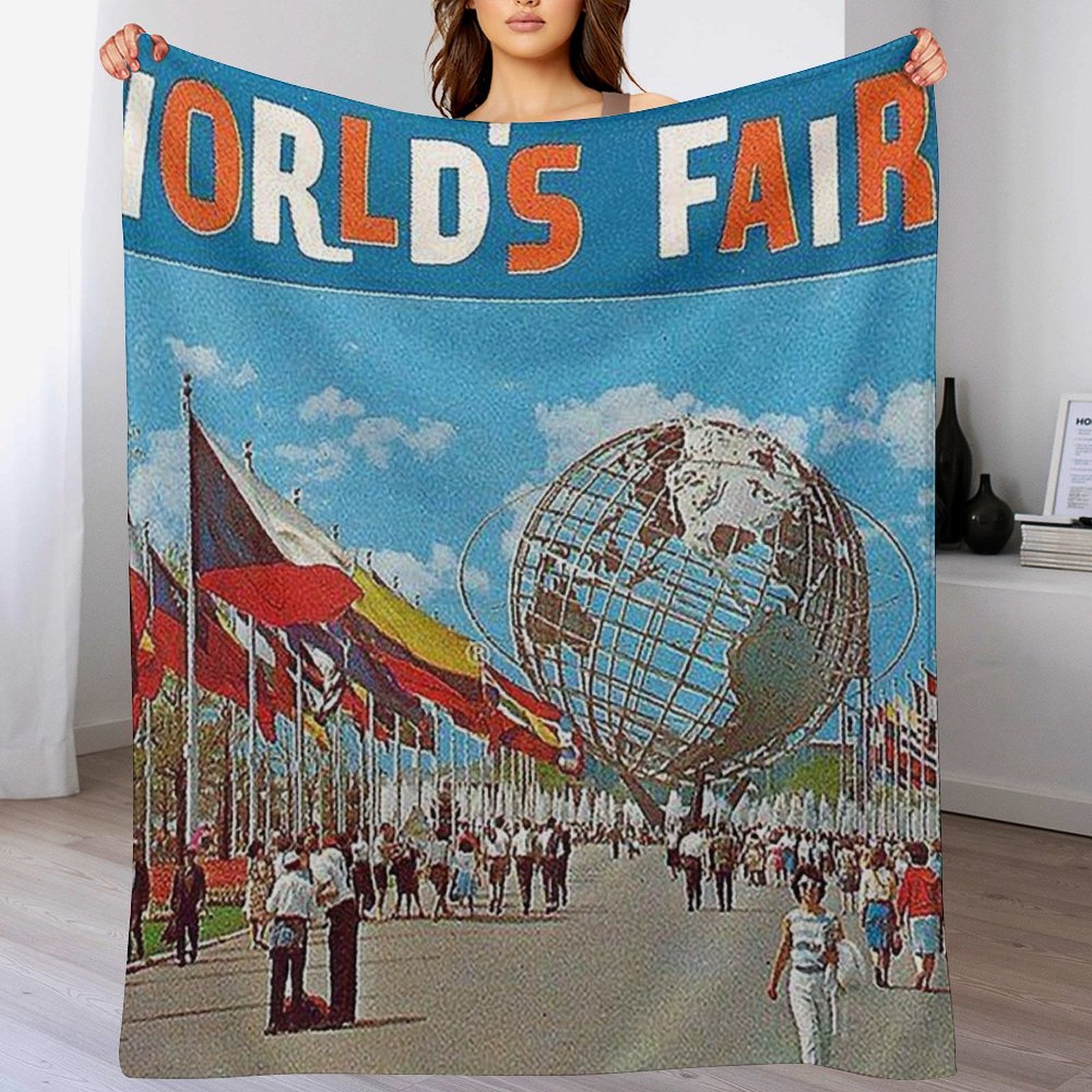 3D Printing Nyc - 1964 new york worlds fair poster,vintage