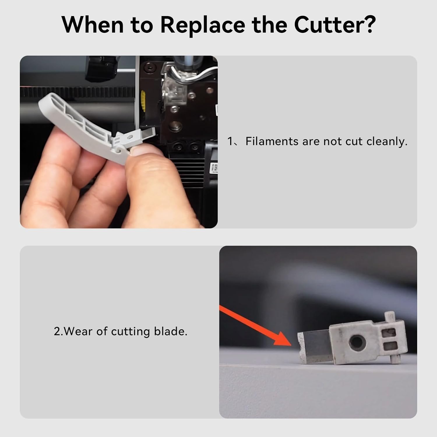 3PCS Replacement Filament Cutt - 3D Printing Cnc บทวิจารณ์และราคา