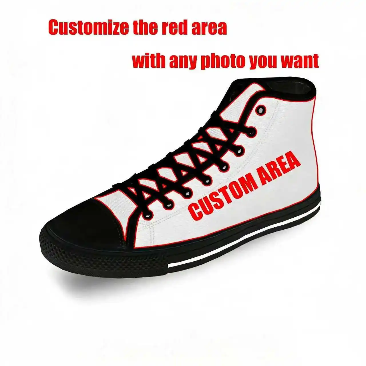 Zac Brown High Top Sneakers Me - 3D Printing Quality บทวิจารณ์และราคา