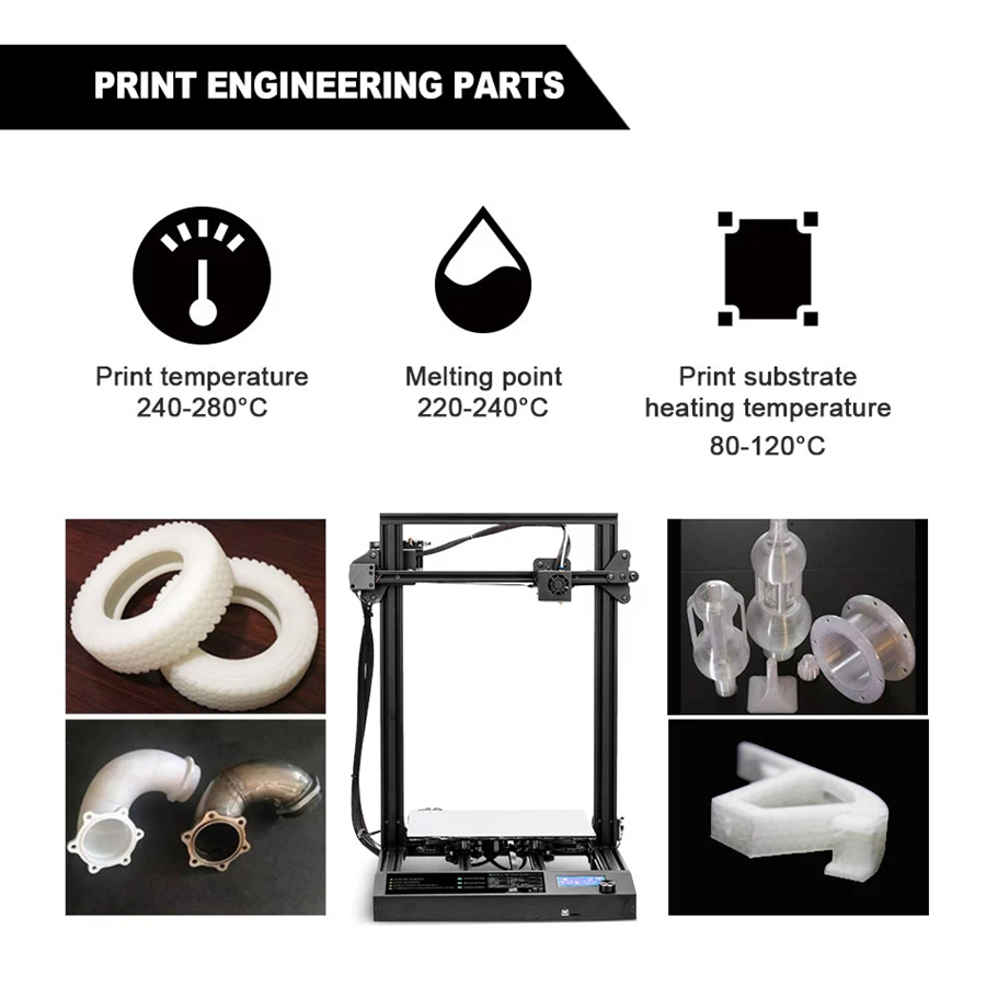 PA Nylon 3D Printer Filament 1 - 3D Printing Nylon Filament บทวิจารณ์และราคา
