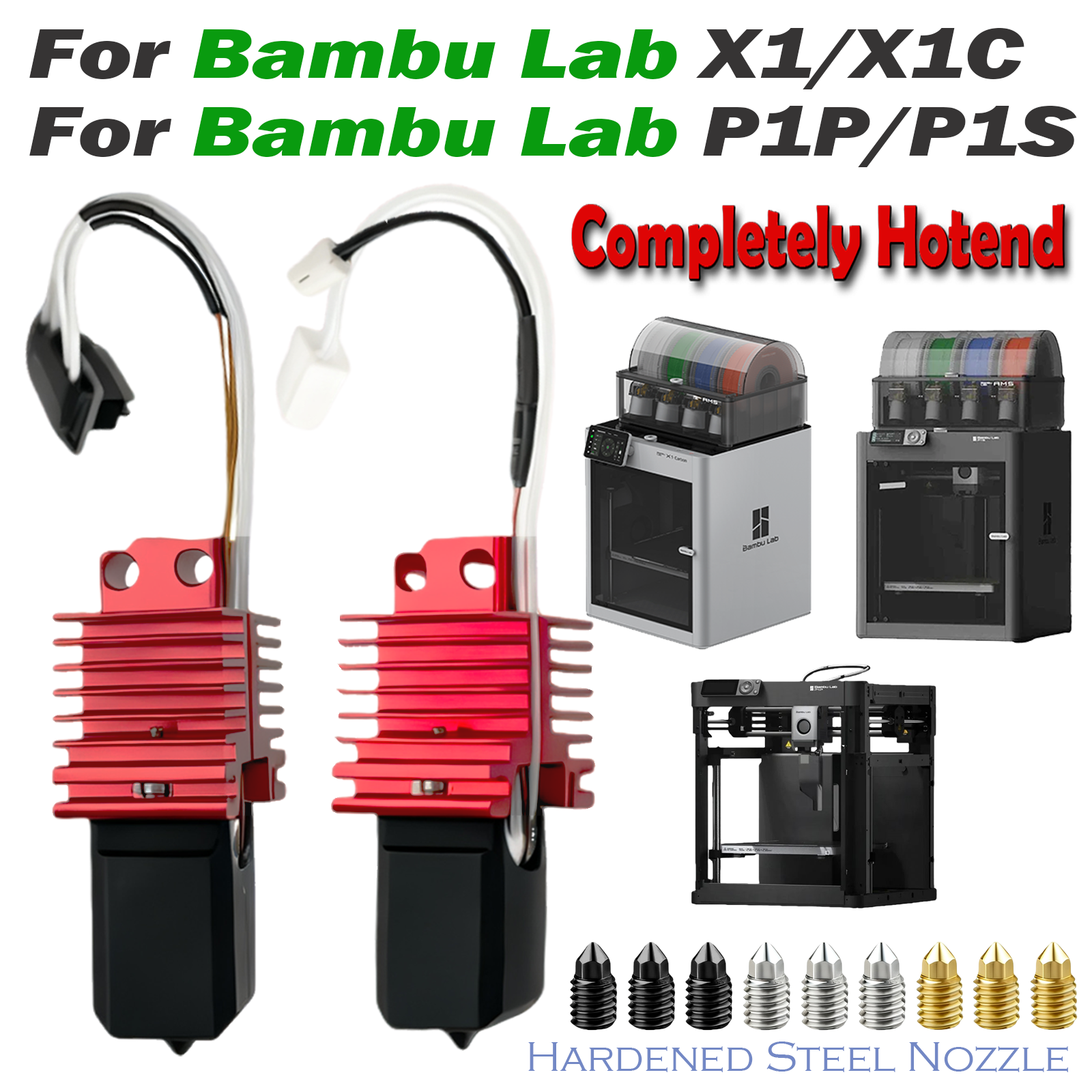 For Bambu Lab X1 X1C Hotend Co - 3D Printing X1 Carbon บทวิจารณ์และราคา