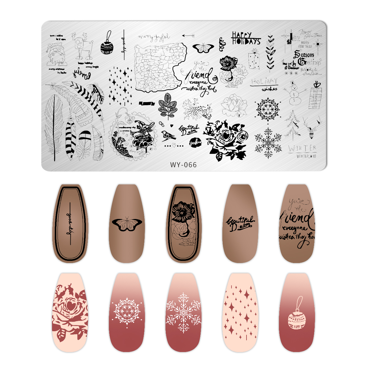 Leaves Flower Nail Art Stampin - 3D Printing Templates Free บทวิจารณ์และราคา