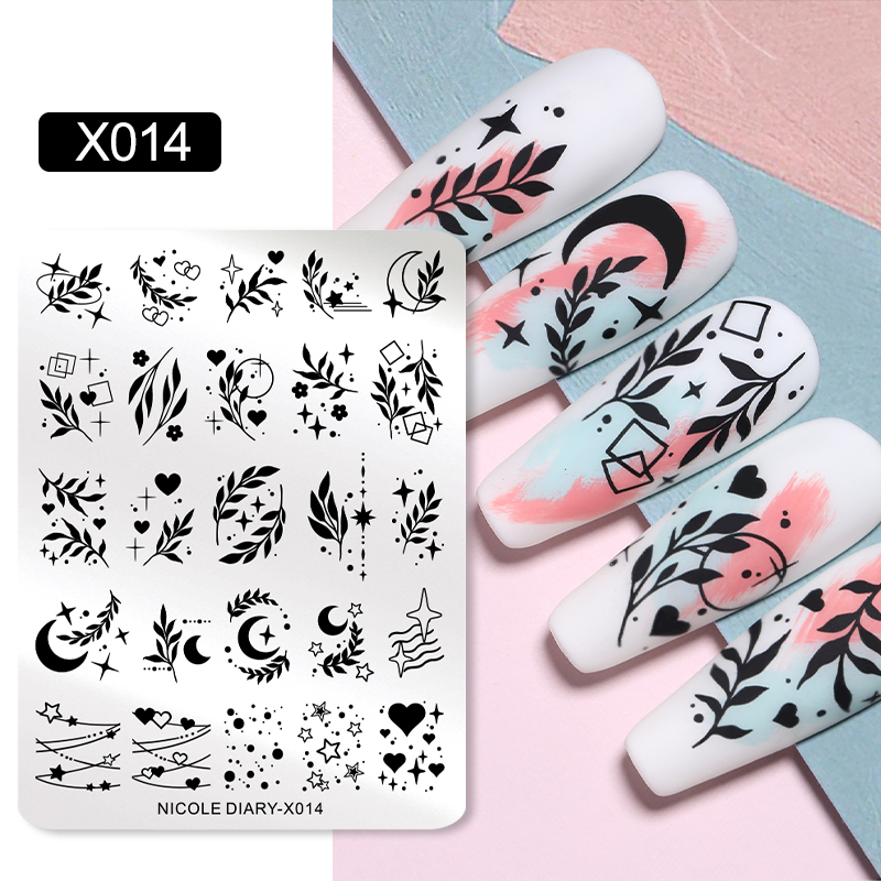 NICOLE DIARY Leaves Flower Nai - 3D Printing Templates Free บทวิจารณ์และราคา