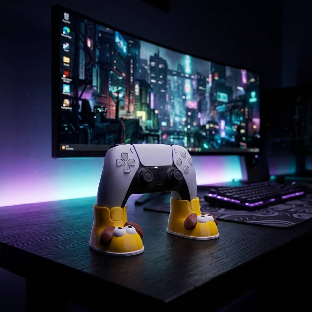 Funny Big Yellow Boot Controll - 3D Printing Xbox Controller Holder บทวิจารณ์และราคา