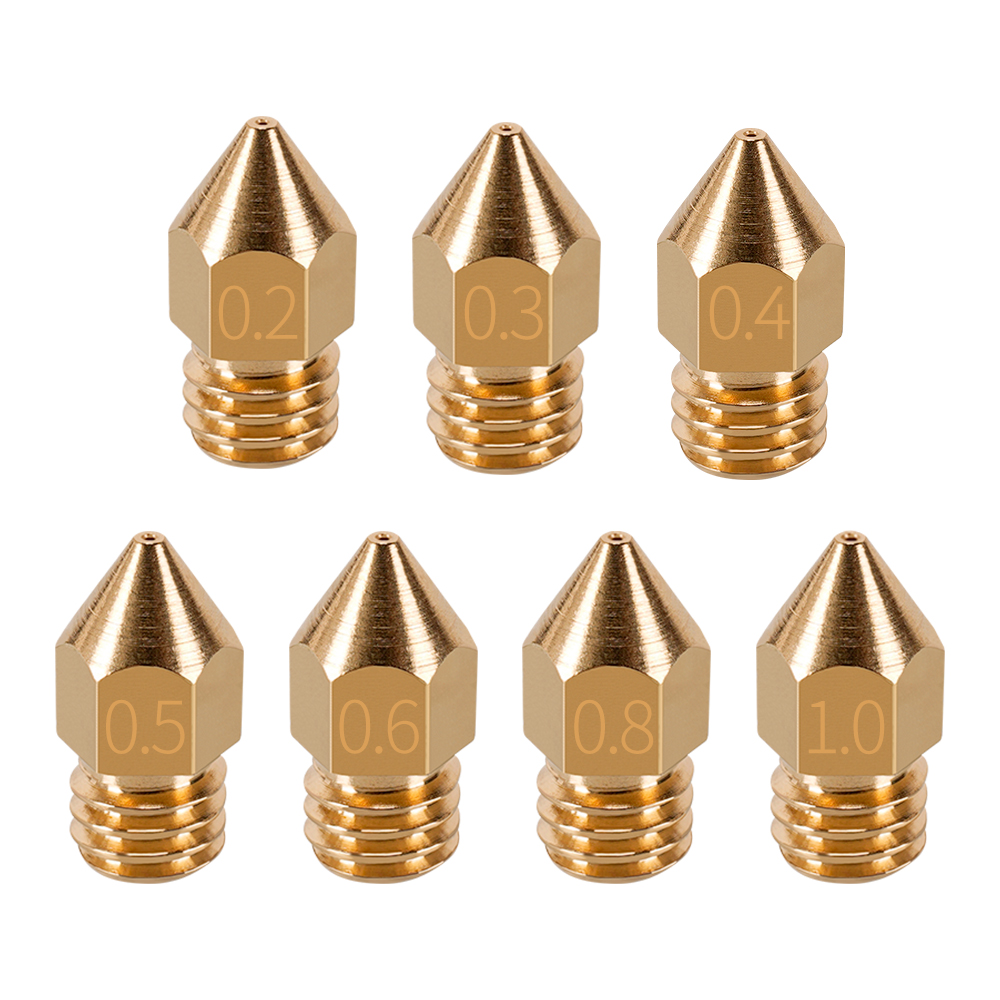 MK7 MK8 Nozzle 0.4mm 0.3mm 0.2 - 3D Printing Cnc บทวิจารณ์และราคา