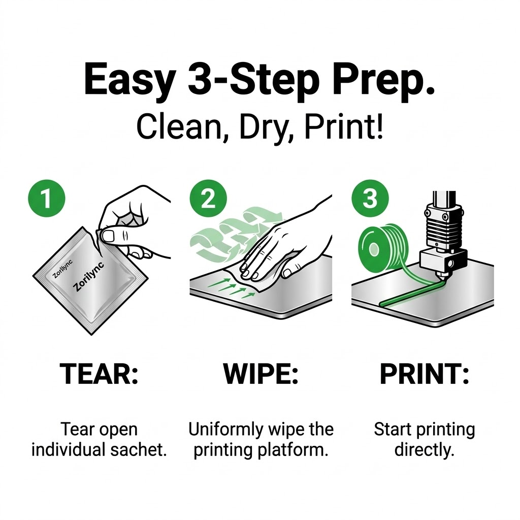 3D Printer Bed Cleaning Wipes  - 3D Printer Bed Spring บทวิจารณ์และราคา