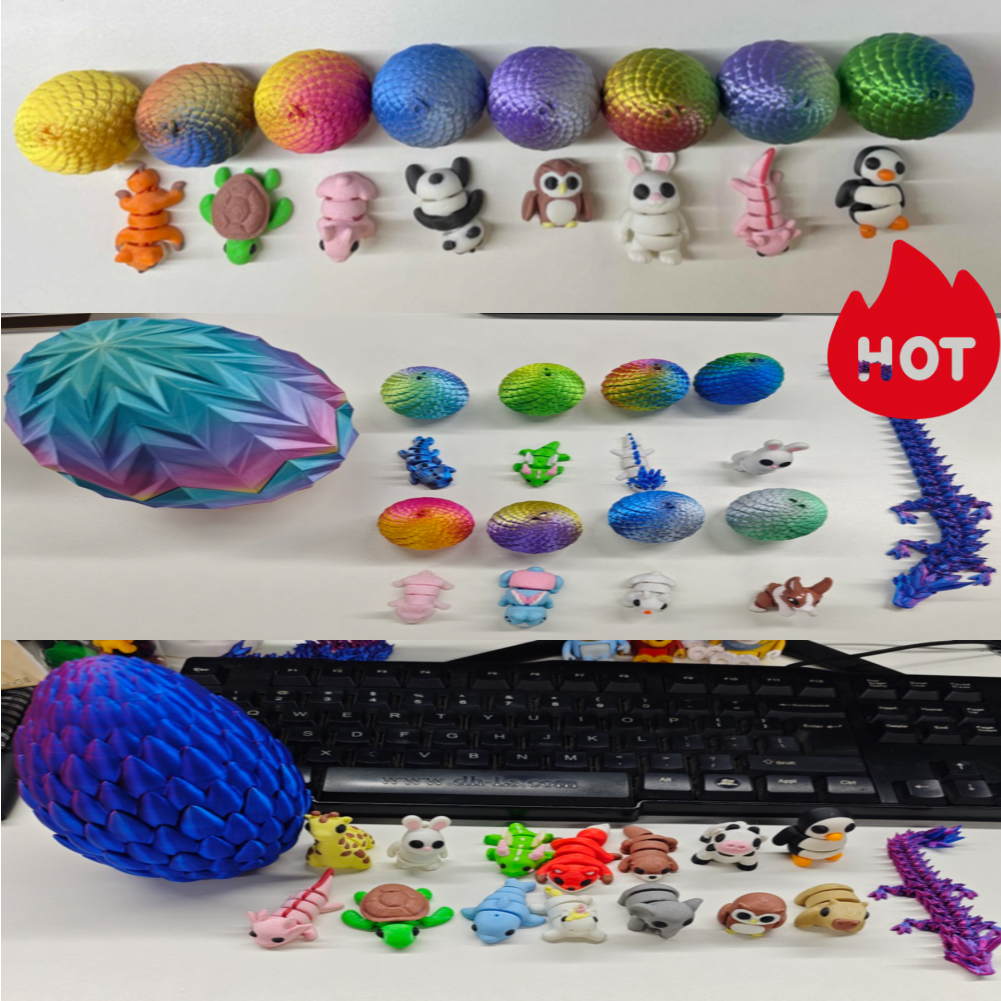 1Set 3D Printed Dragon Eggs wi - 3D Printing Egg บทวิจารณ์และราคา