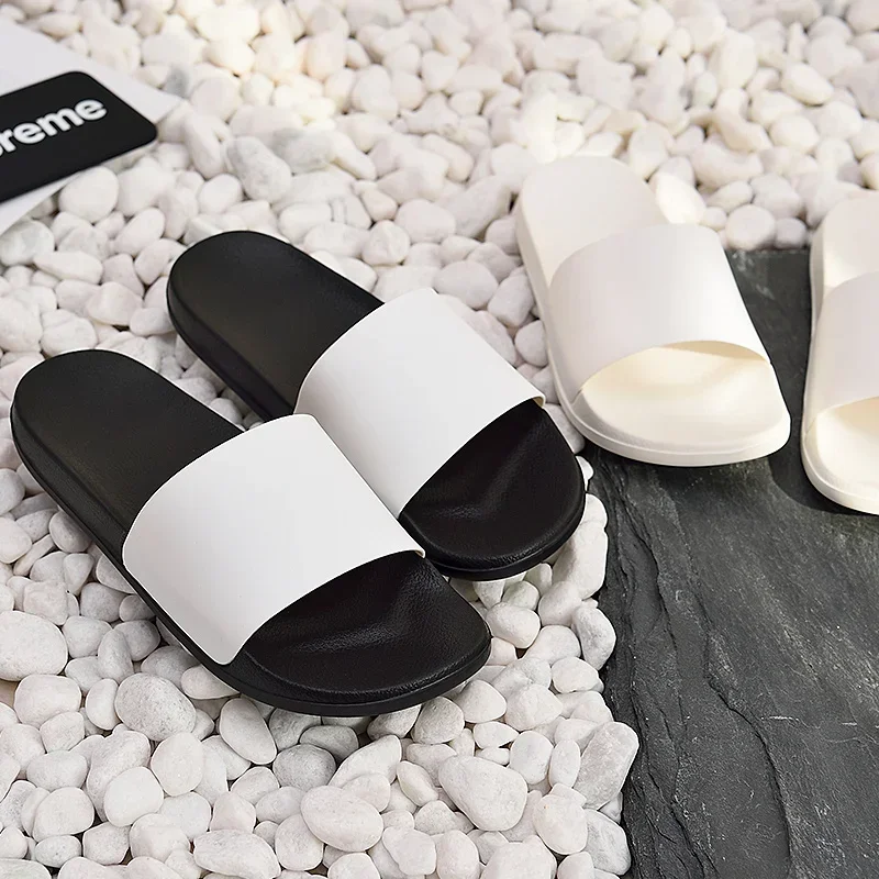 Custom Shoes Men Slippers Flip - 3D Printing Logo บทวิจารณ์และราคา