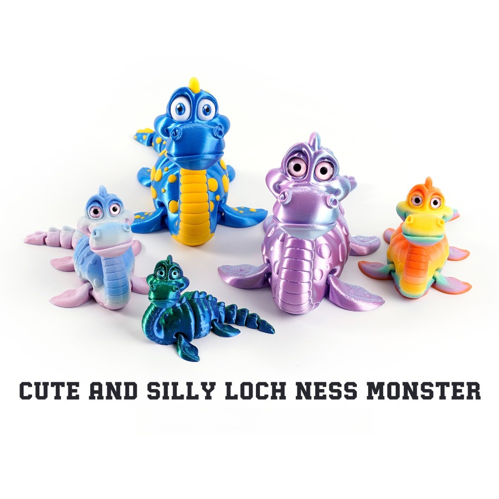 3D Printed Loch Ness Figures T - 3D Printing Liquid บทวิจารณ์และราคา