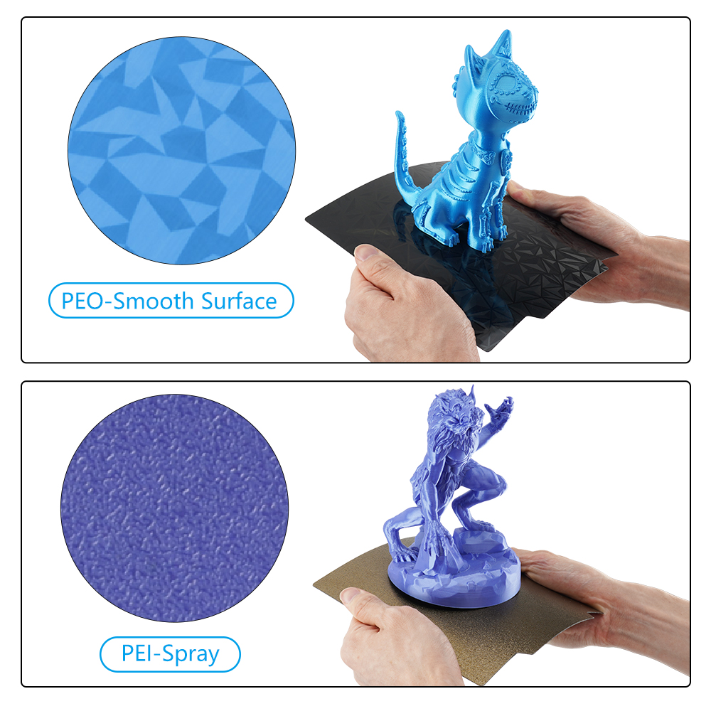 Double Side PEO+PEI PET+PEI PE - 3D Printer Bed Spring บทวิจารณ์และราคา