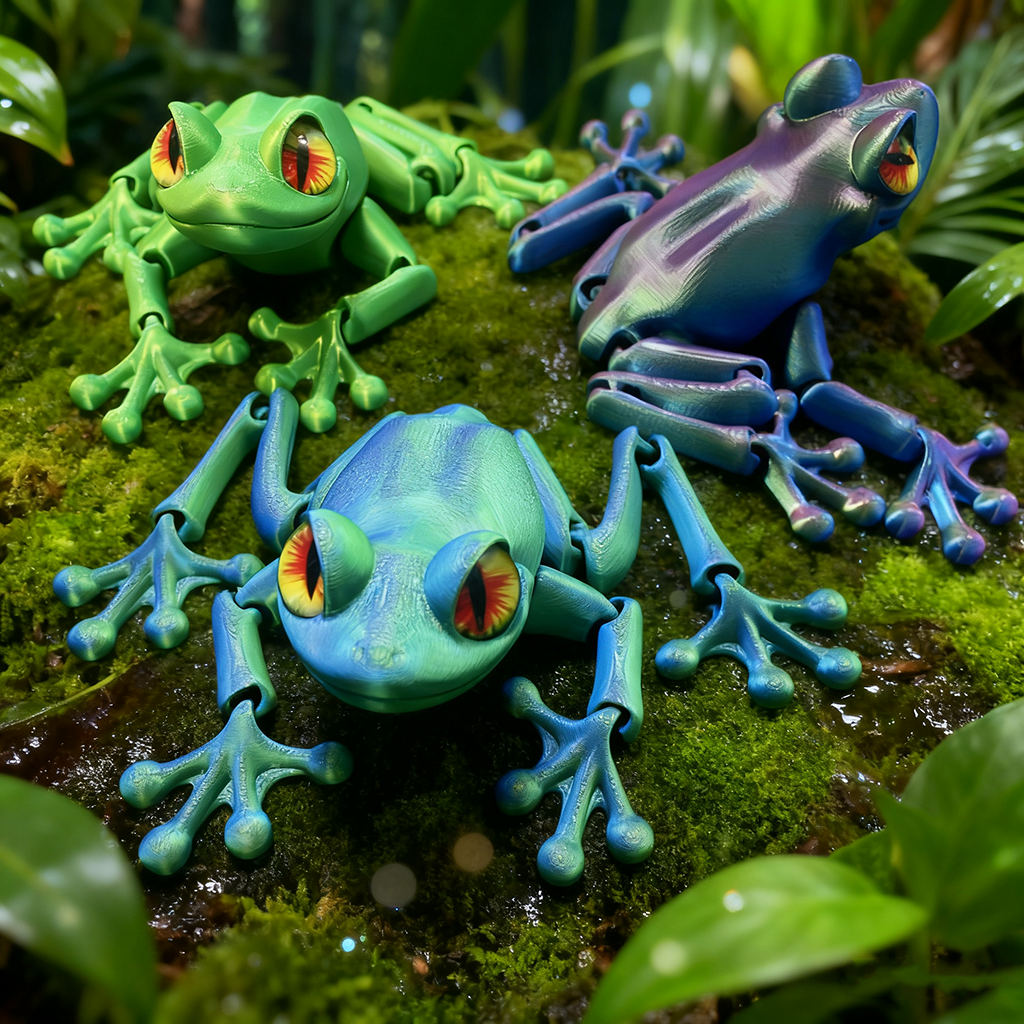 3D Printed Frog Statue, Flexib - 3D Printing Egg บทวิจารณ์และราคา