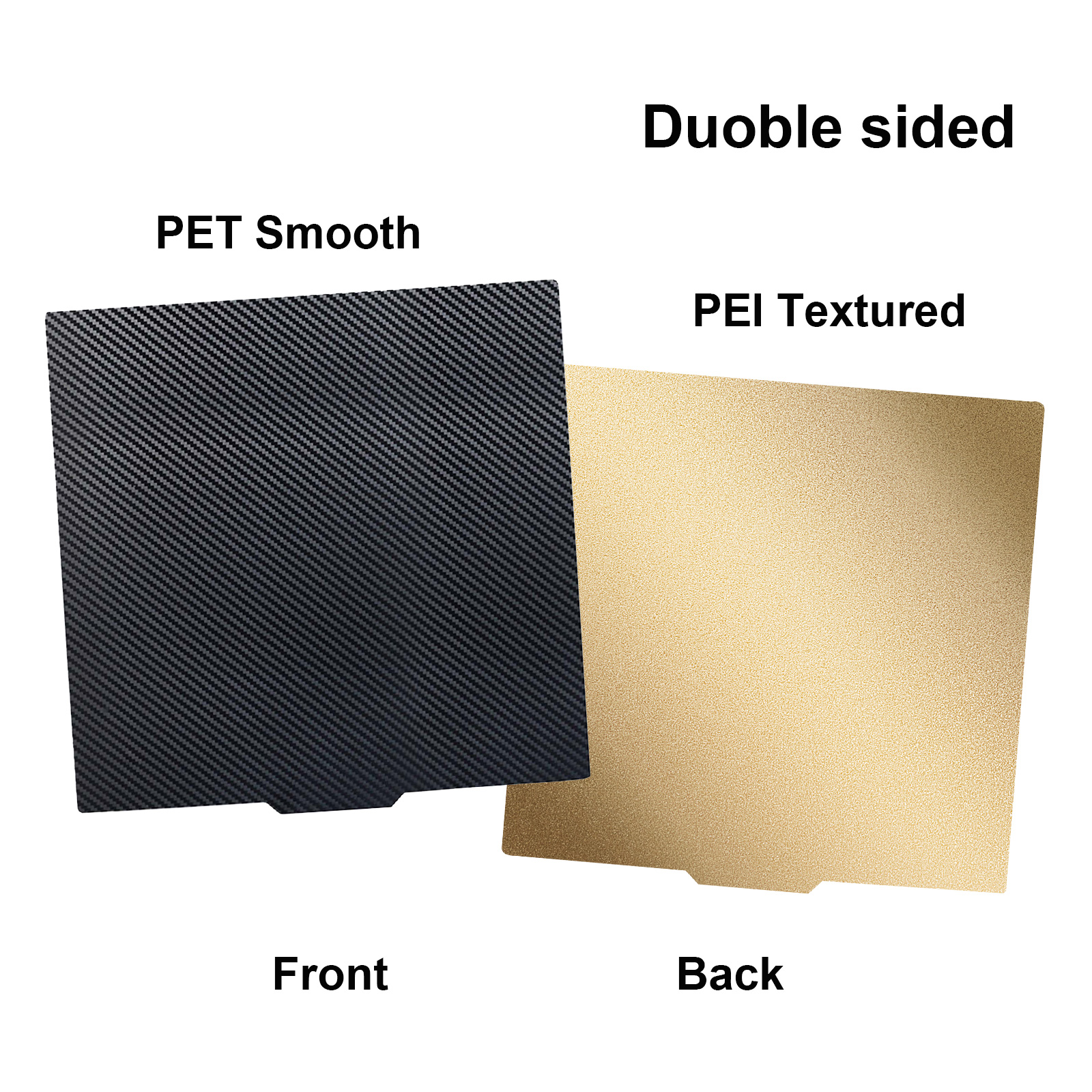 Double Side PET+PEI Spring Ste - 3D Printer Bed Spring บทวิจารณ์และราคา