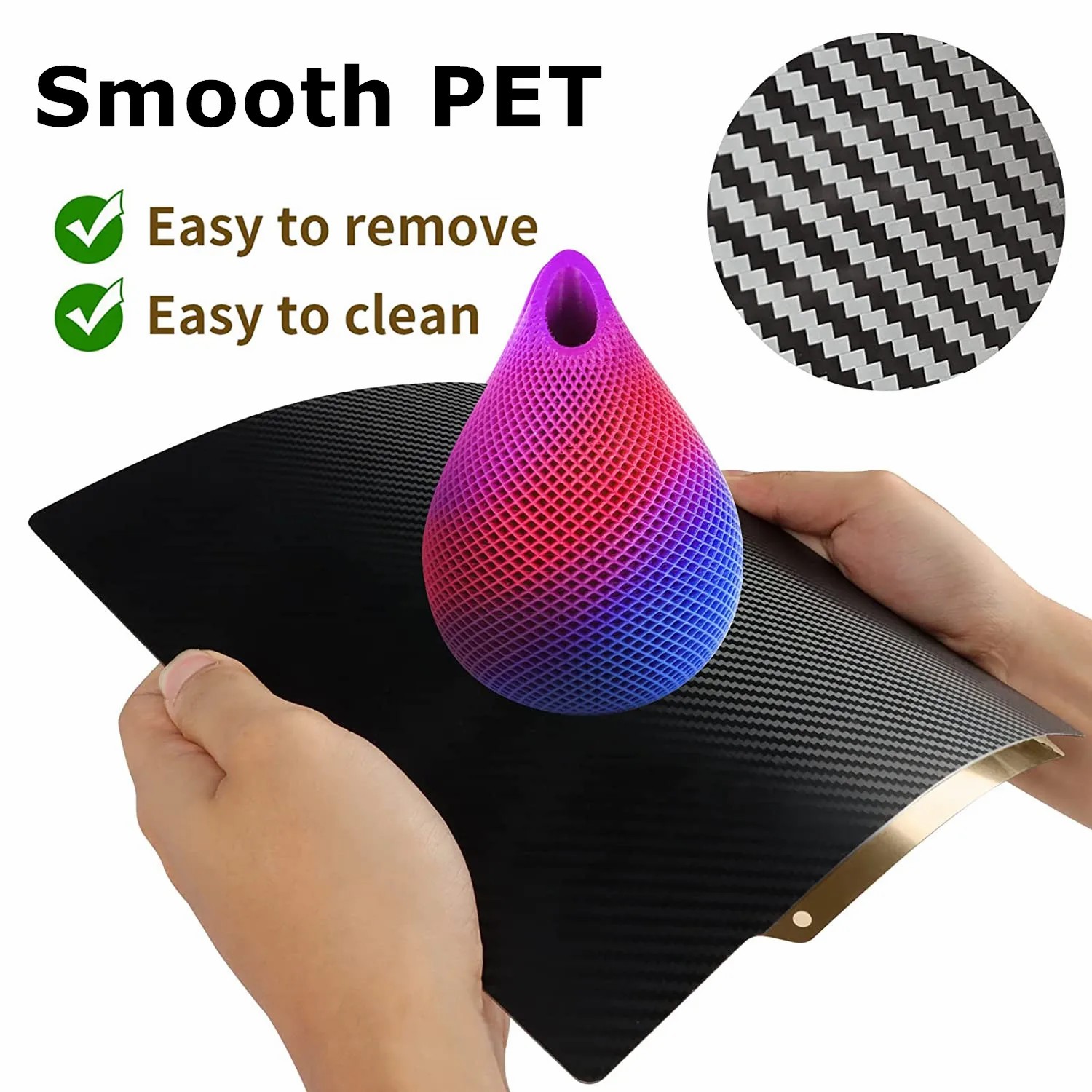 Double Side PET+PEI Spring Ste - 3D Printer Bed Spring บทวิจารณ์และราคา