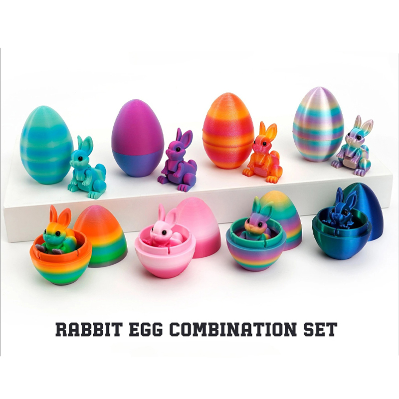 3D Printed Rabbit Eggs Figurin - 3D Printing Egg บทวิจารณ์และราคา
