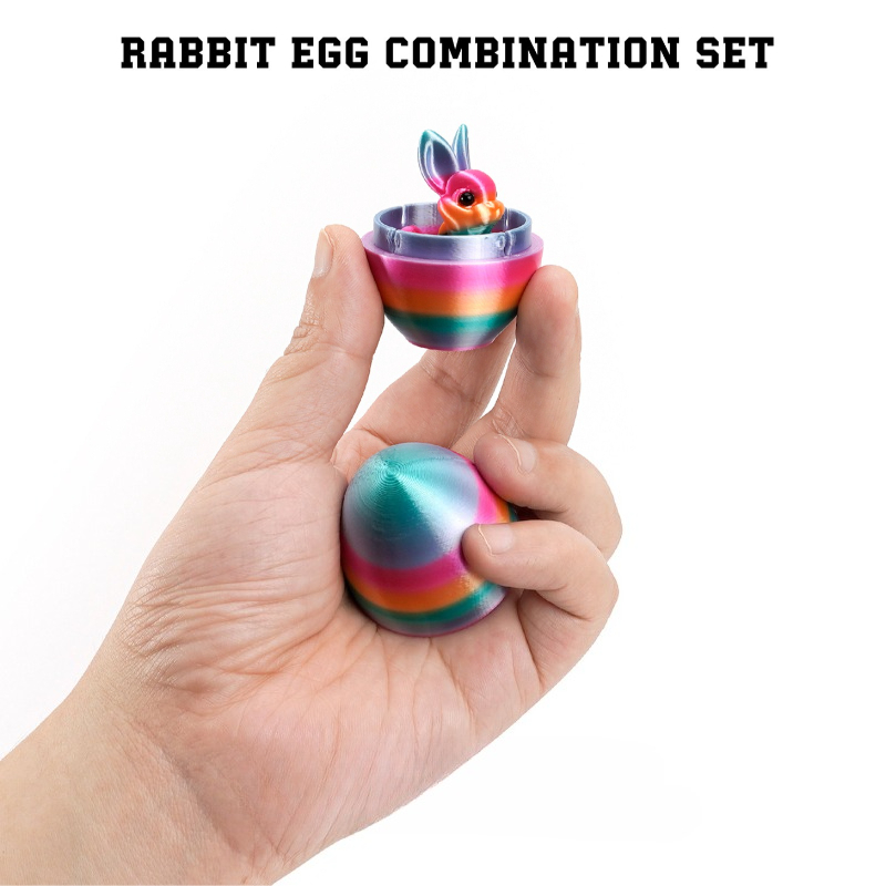 3D Printed Rabbit Eggs Figurin - 3D Printing Egg บทวิจารณ์และราคา
