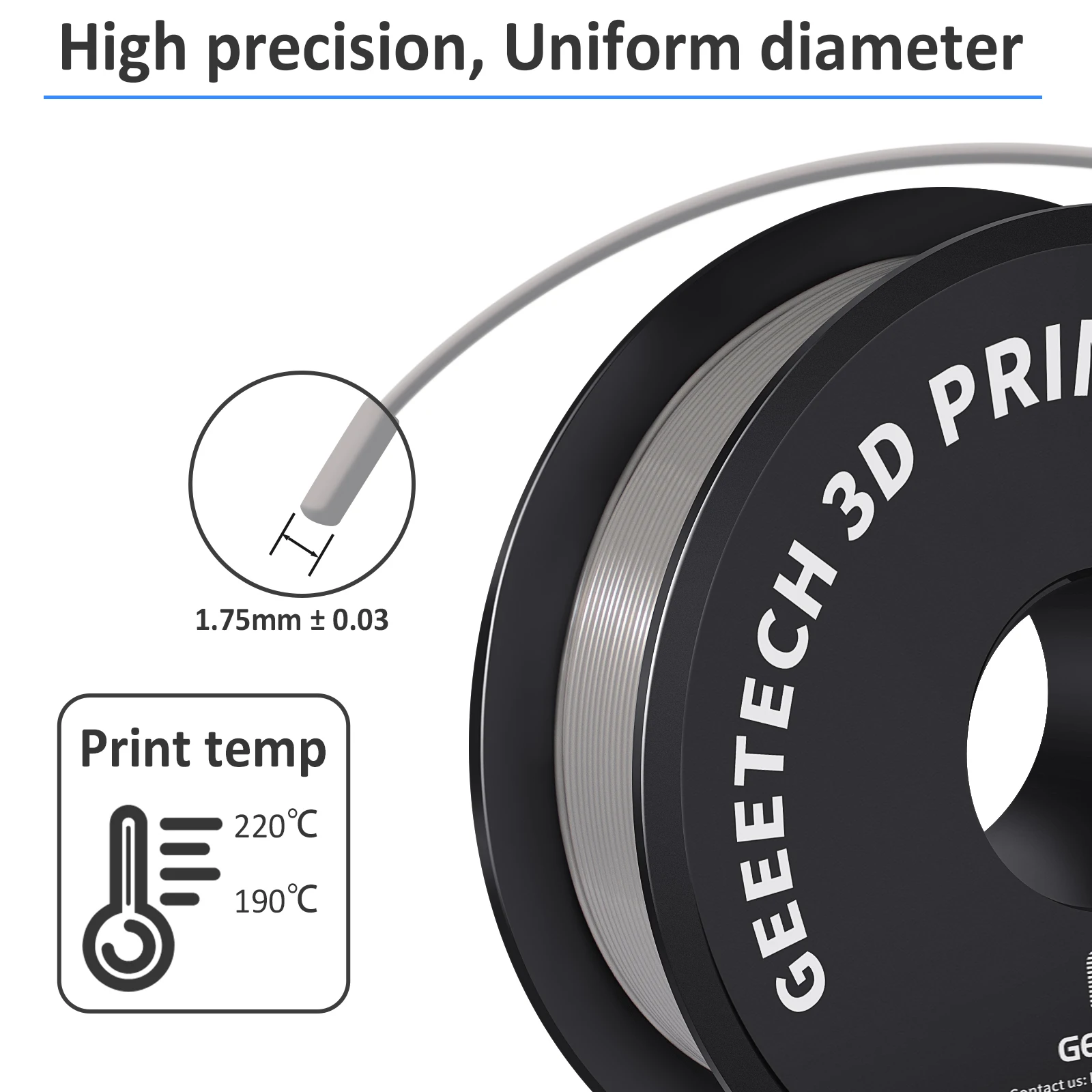 GEEETECH 10Kg In One Box Matte - 3D Printing Deck Box บทวิจารณ์และราคา