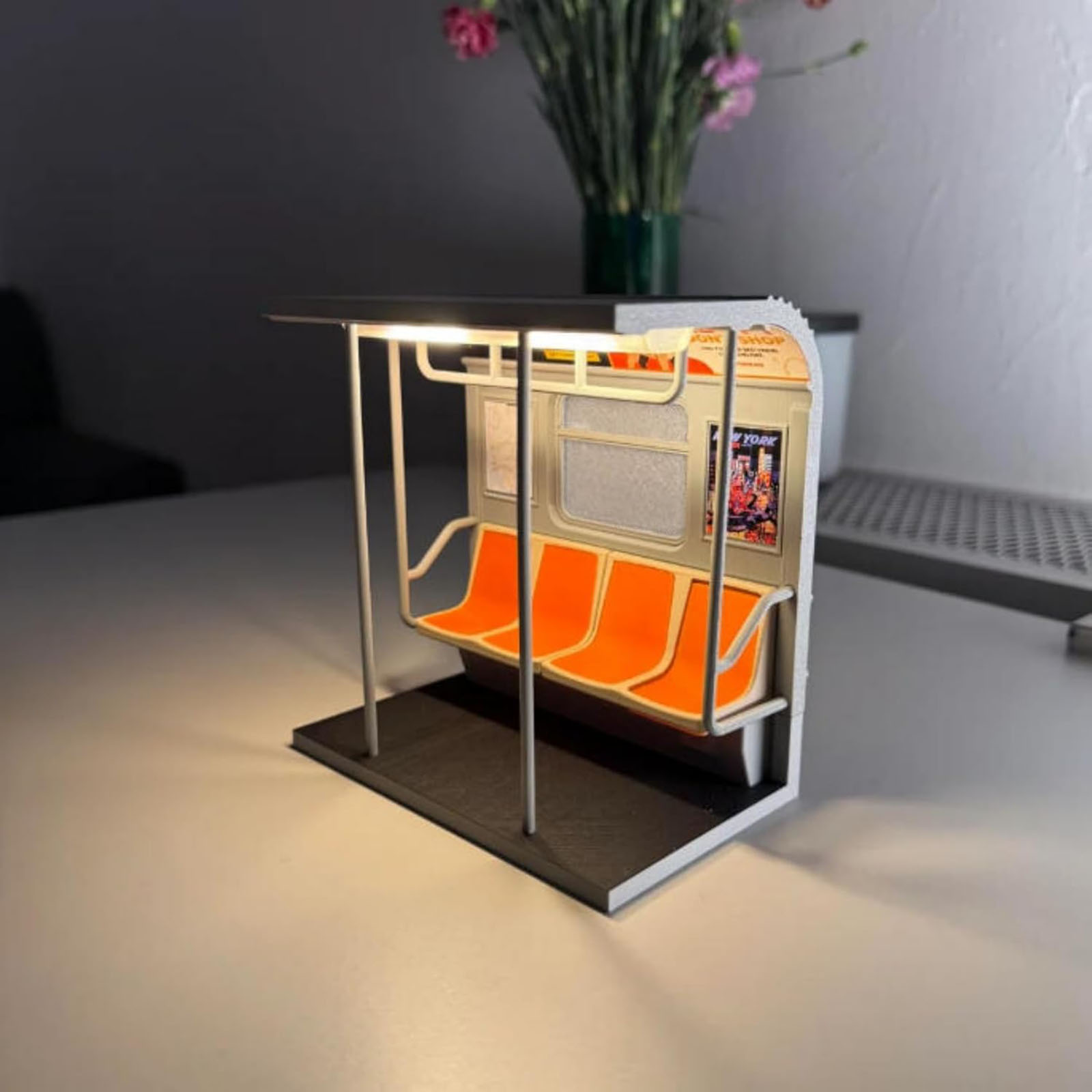 Retro NYC Subway Train Lamps 3 - 3D Printing Nyc บทวิจารณ์และราคา