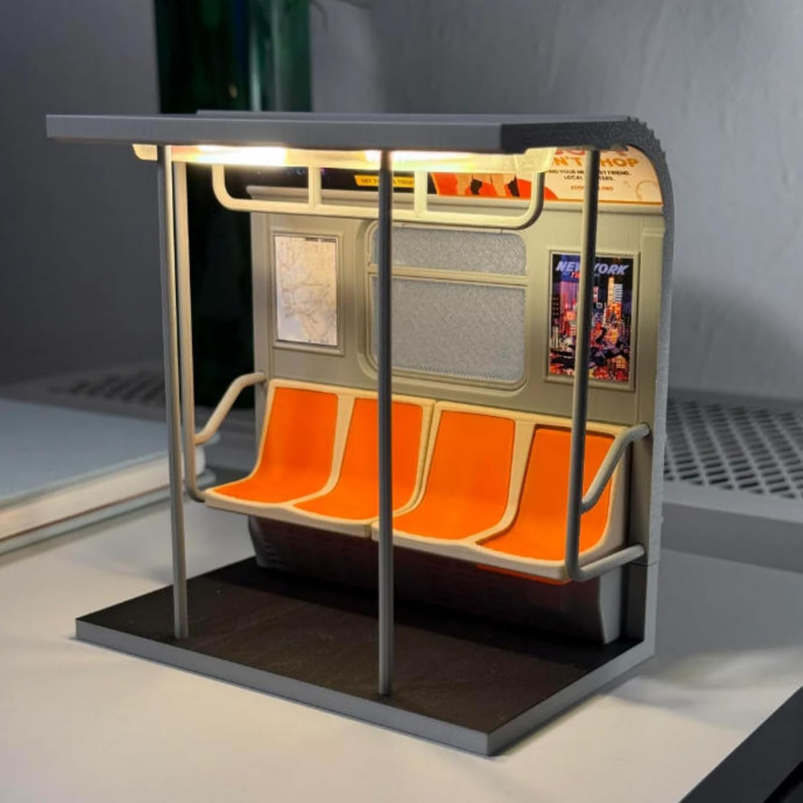 Retro NYC Subway Train Lamps 3 - 3D Printing Nyc บทวิจารณ์และราคา