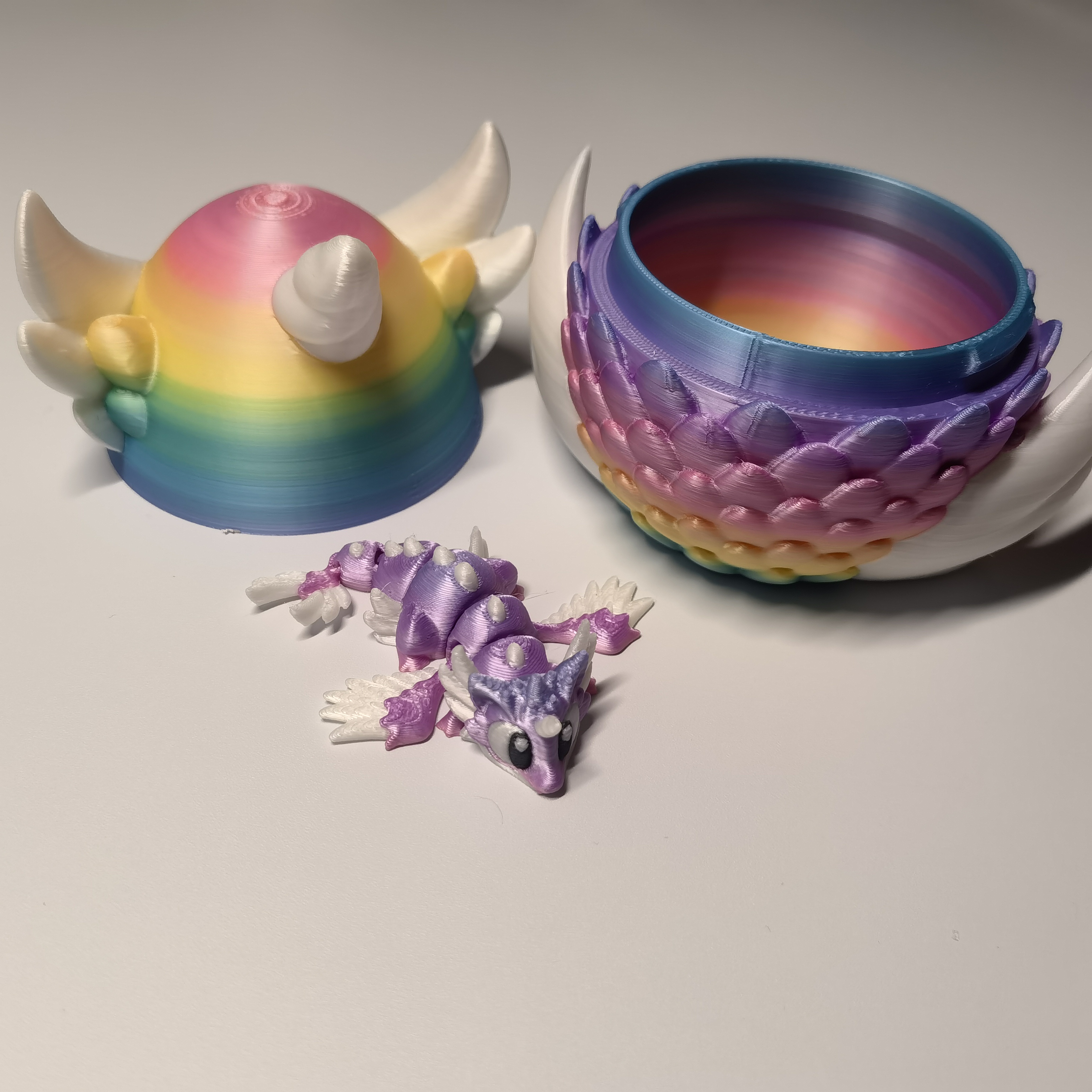 Gradient 3D Printed Dragon Egg - 3D Printing Egg บทวิจารณ์และราคา