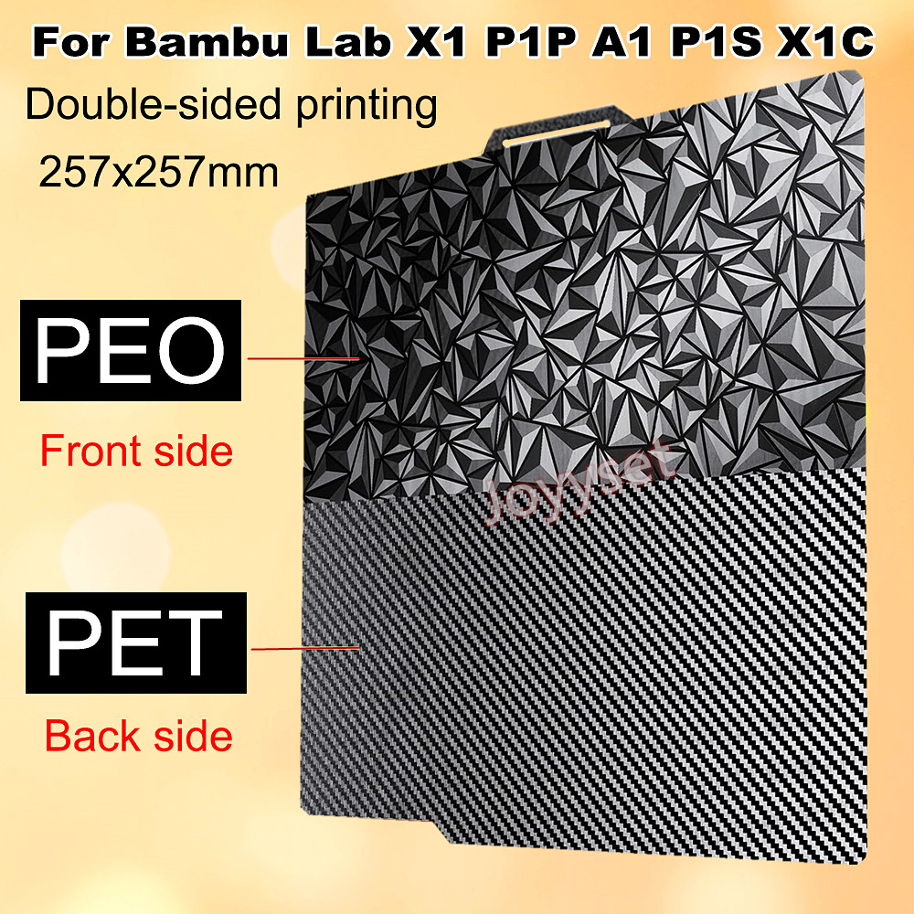 PEO PET For Bambu Lab X1 P1S P - 3D Printing X1 Carbon บทวิจารณ์และราคา