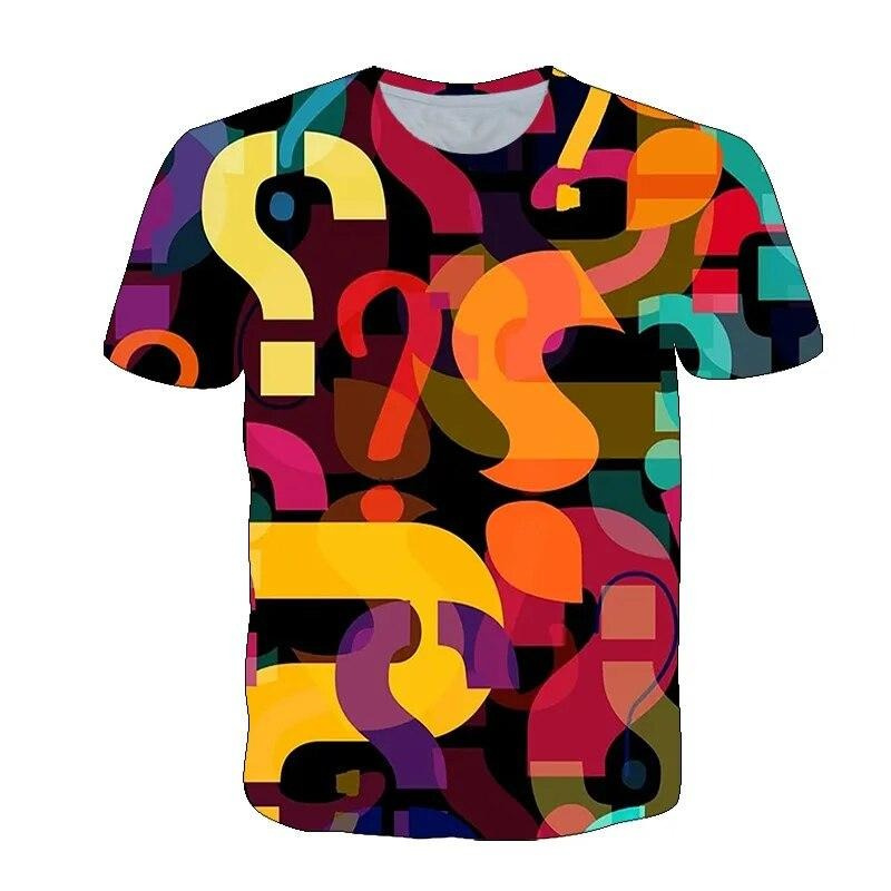 Fun Question Mark T Shirt For  - 3D Printing Questions บทวิจารณ์และราคา