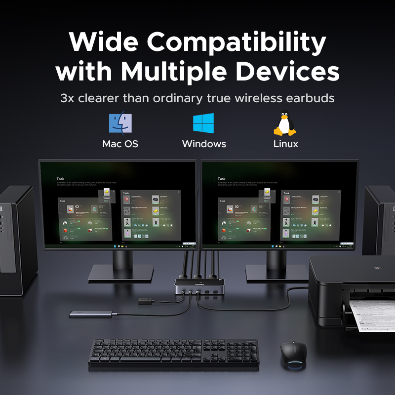 UGREEN DP KVM Switch 2 Monitor - 3D Printing Deck Box บทวิจารณ์และราคา