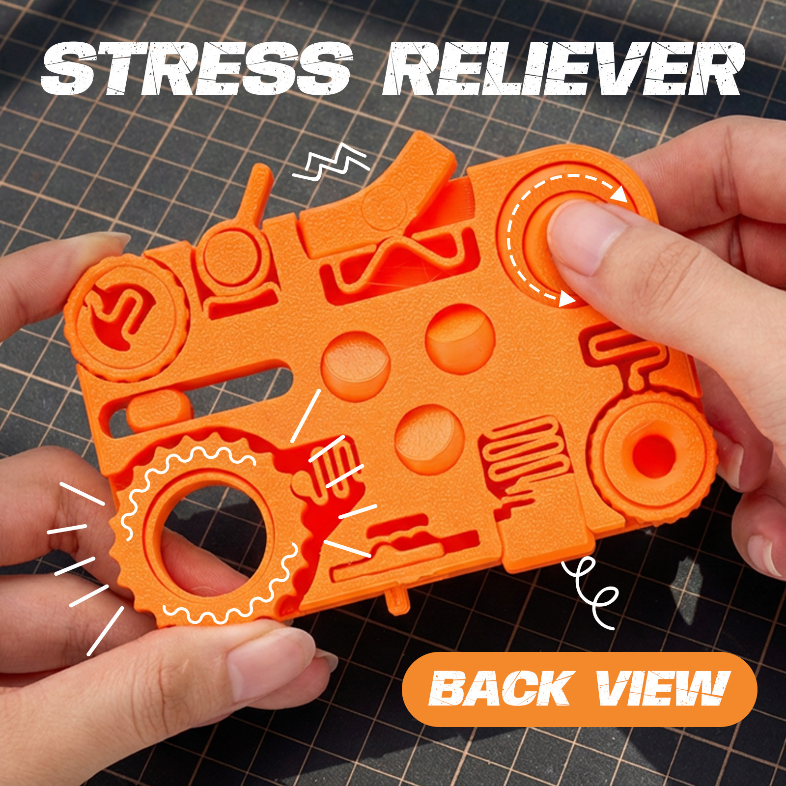 12-in-1 Stress Relief Toy 3D P - 3D Printing Gundam บทวิจารณ์และราคา