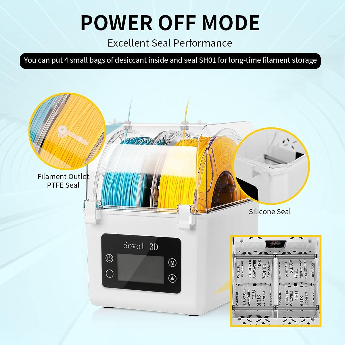 Sovol Filament Dryer 2023, SH0 - 3D Printing Deck Box บทวิจารณ์และราคา