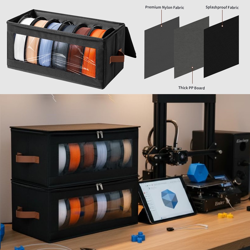 3D Printer Filament Storage Co - 3D Printing Deck Box บทวิจารณ์และราคา
