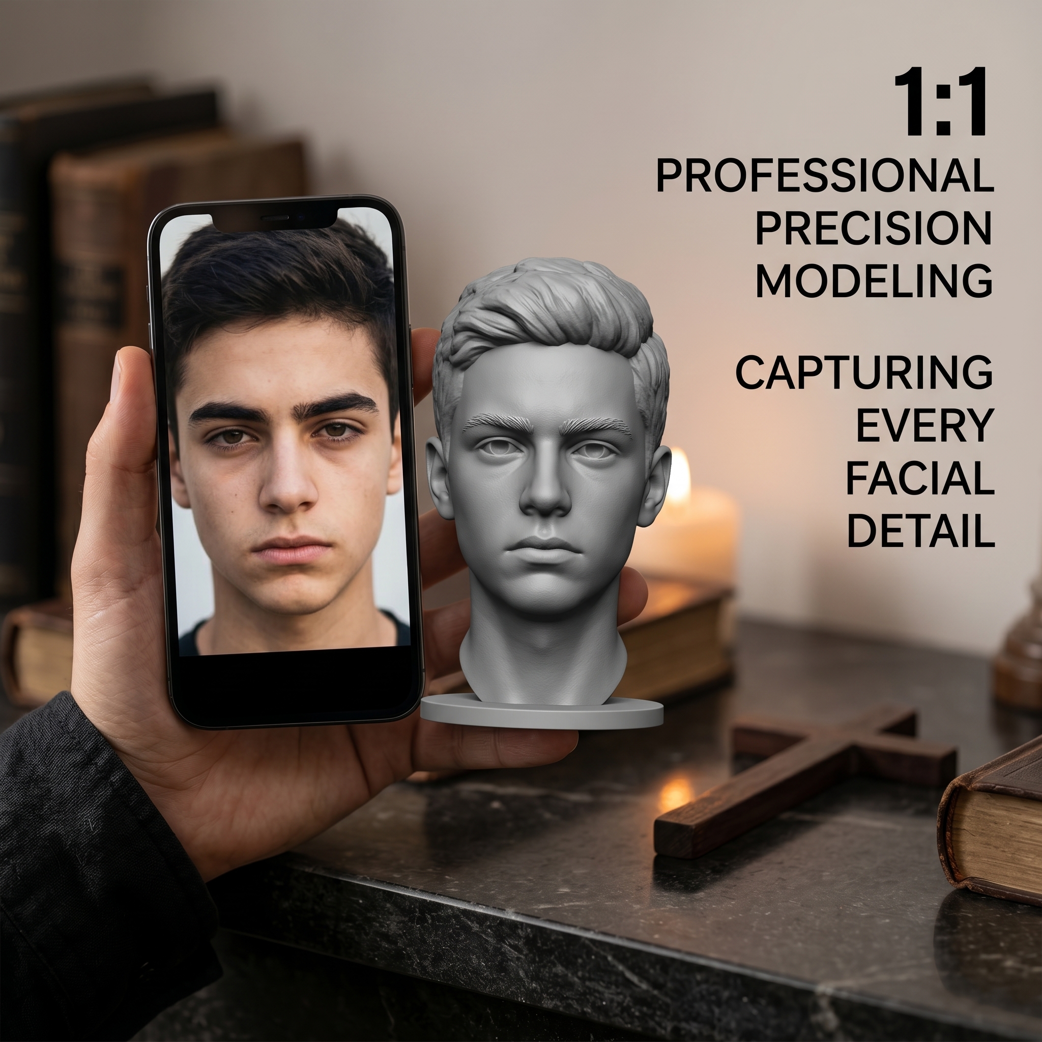 Personalized 3D Printed Bust F - 3D Printing Liquid บทวิจารณ์และราคา