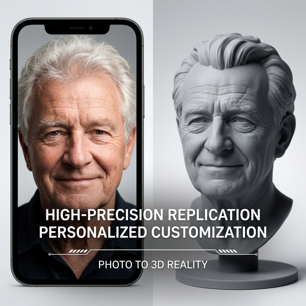 Personalized 3D Printed Bust F - 3D Printing Liquid บทวิจารณ์และราคา