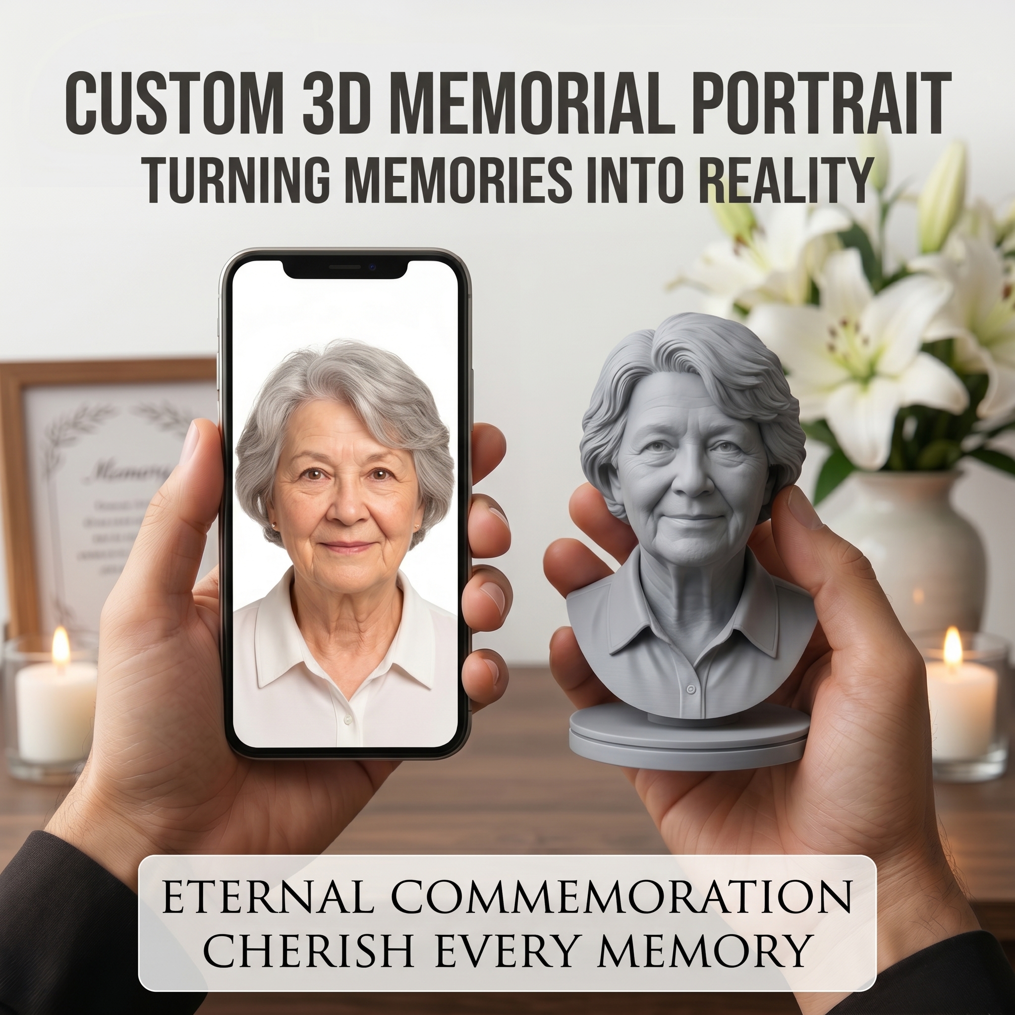 Personalized 3D Printed Bust F - 3D Printing Liquid บทวิจารณ์และราคา