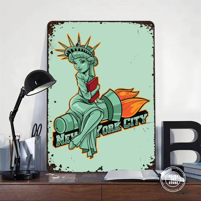 NYC City Icon Badge 3D Printed - 3D Printing Nyc บทวิจารณ์และราคา