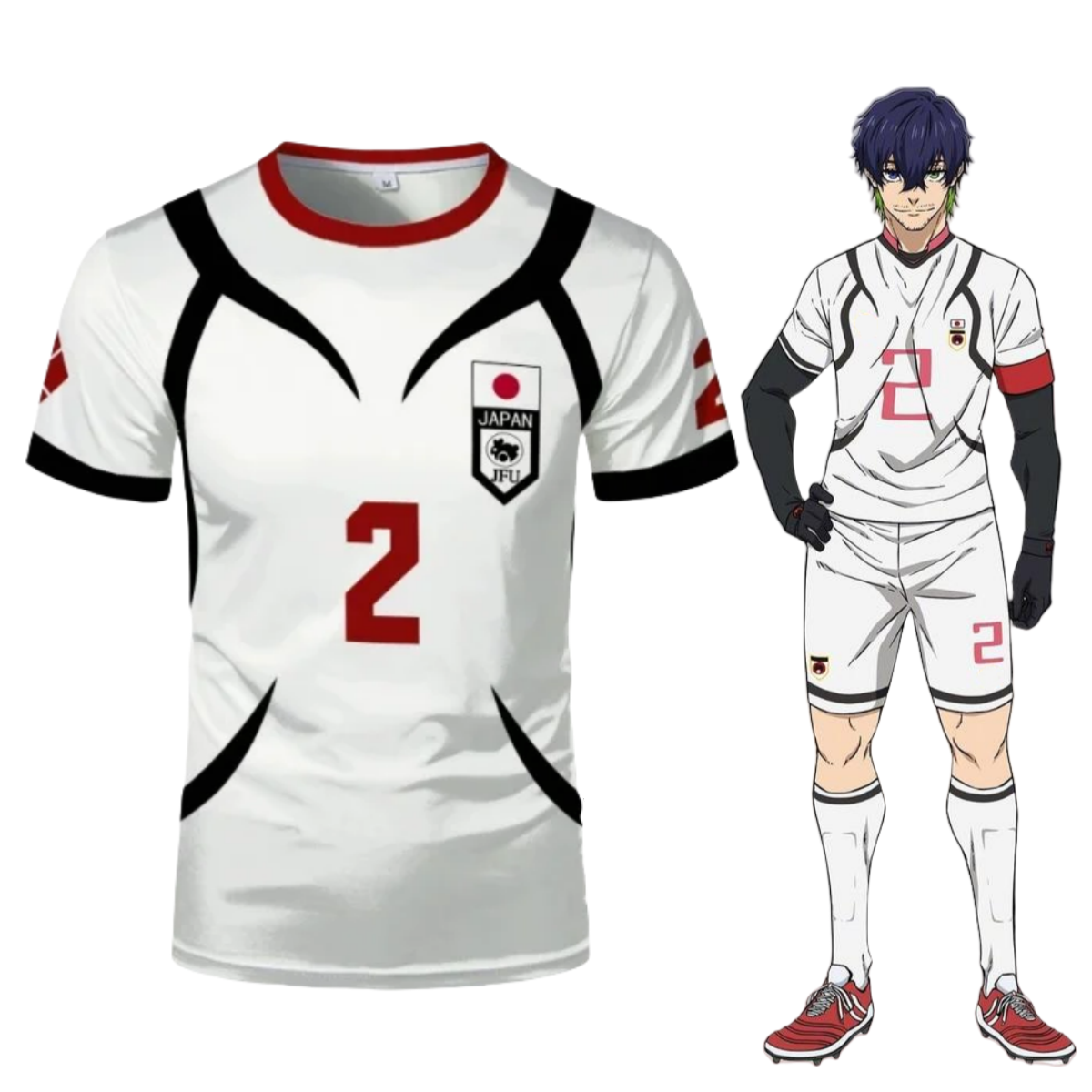 Anime Aiku Shirt Cosplay Costu - 3D Printing Services บทวิจารณ์และราคา