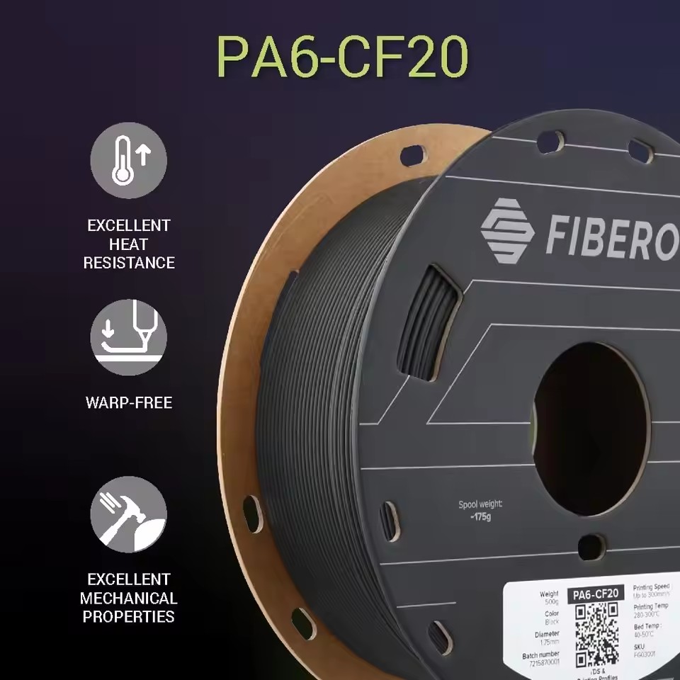 Polymaker PA6-CF20 Carbon Fibe - 3D Printing Nylon Filament บทวิจารณ์และราคา